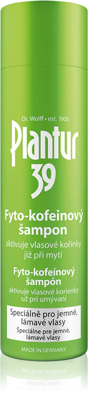 Shampoo Plantur 39 com cafeína para cabelos delicados