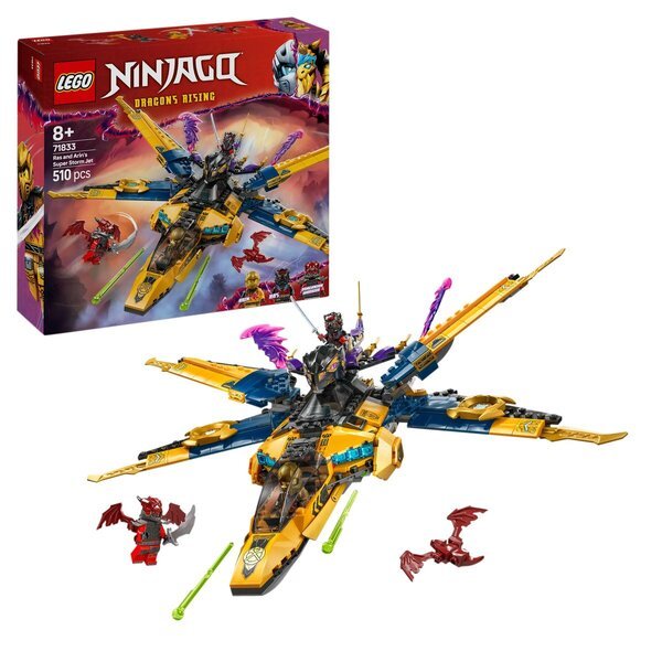 LEGO Ninjago 71833 Preteky a Arino super búrkové lietadlo