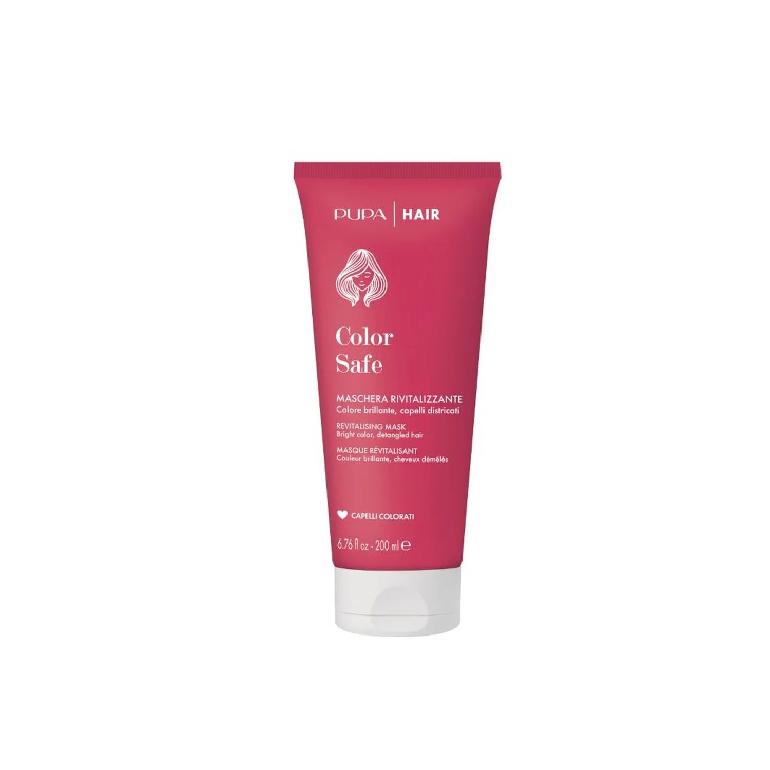 Pupa Hair Color Safe Maschera Rivitalizzante - Maschera Rivitalizzante Capelli, Maschera Protezione Colore Capelli