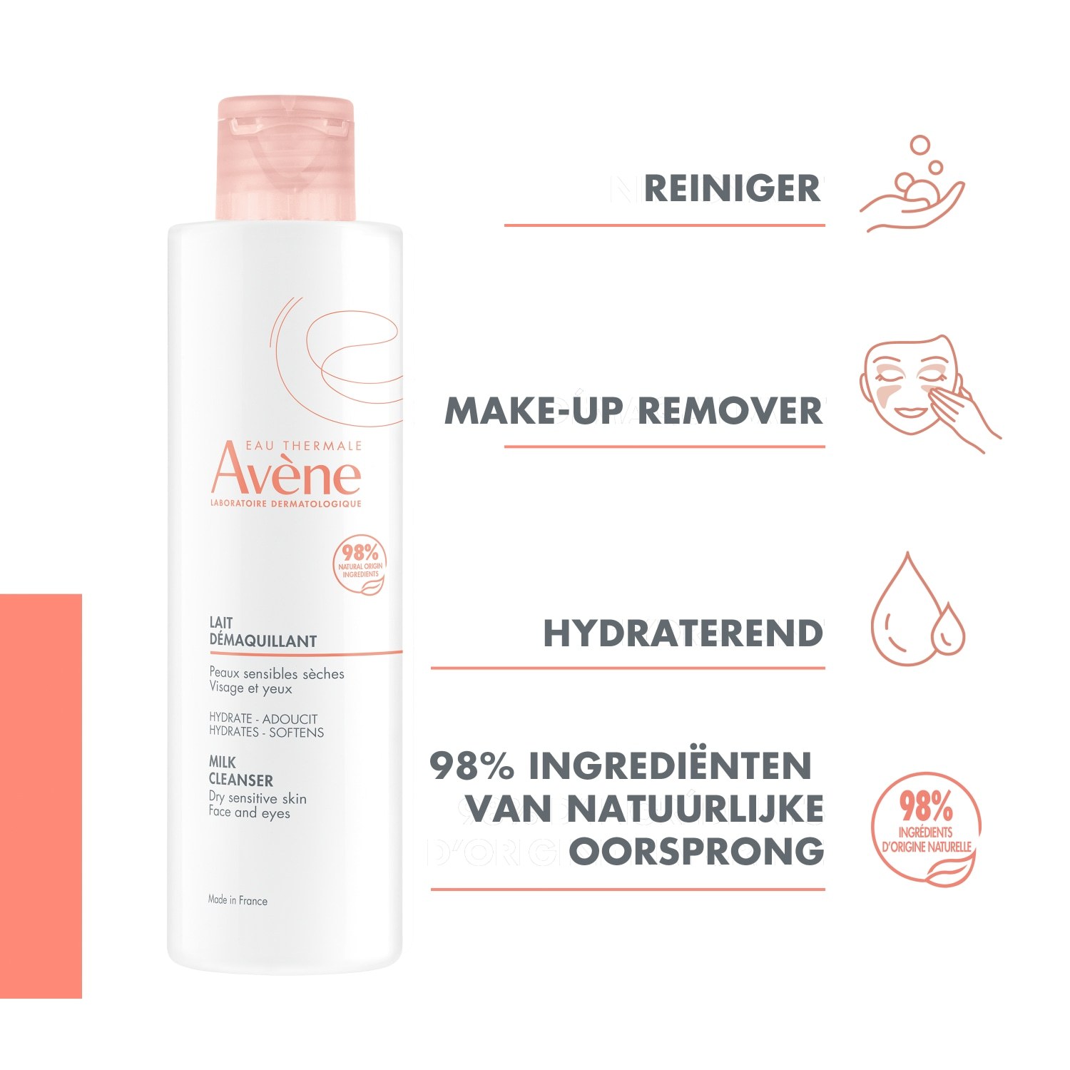 Avène Cleansing Milk Les Essentiels Les Essentiels Milk Cleanser – 200 ml