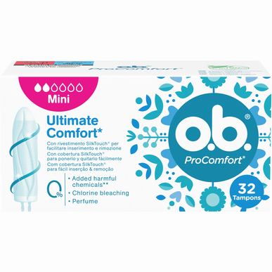 OB Ultimate Comfort -tamponit ProComfort Mini -tamponit Kevytvirtaus