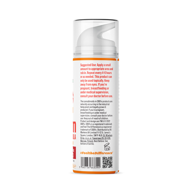 Creme aquecedor para músculos e articulações CBDfx - 500mg CBD/500mg CBG | Saúde | Superdrug