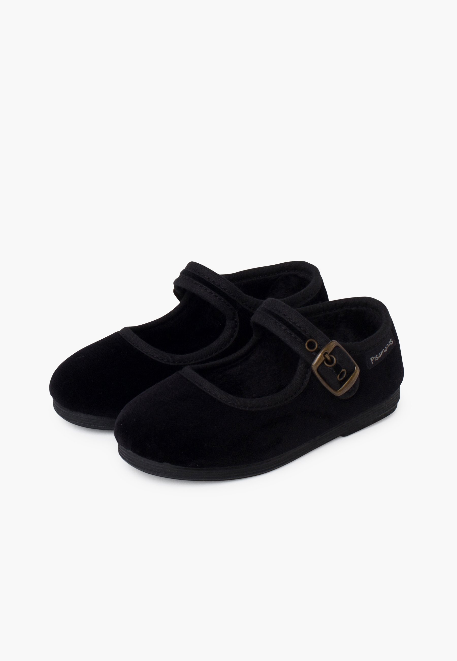 Sapatinhos de bebê Pisamonas - preto