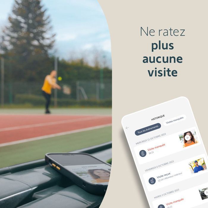 SOMFY 9028474 - Module de connectivité - Pour connecter les visiophones V350, V500 ou V500 PRO io - Application Somfy Protect