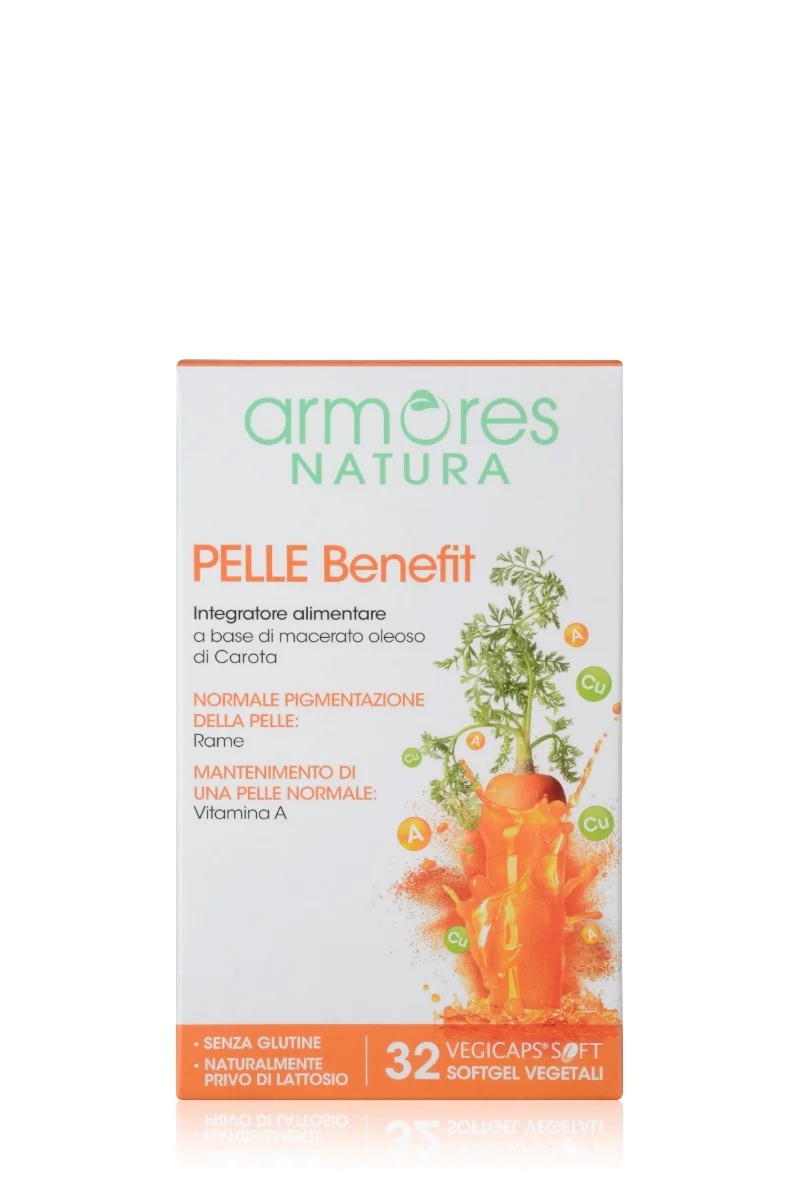 ARMORES Armores Natura Pelle Benefit 32 cápsulas Suplemento alimentar para a pele