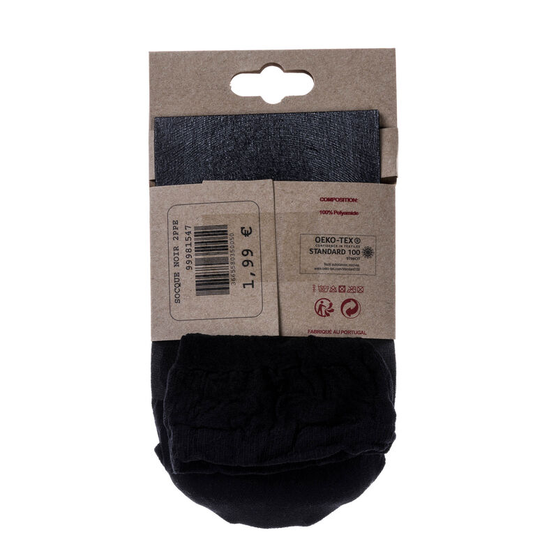 Calcetines y medias negras para mujer