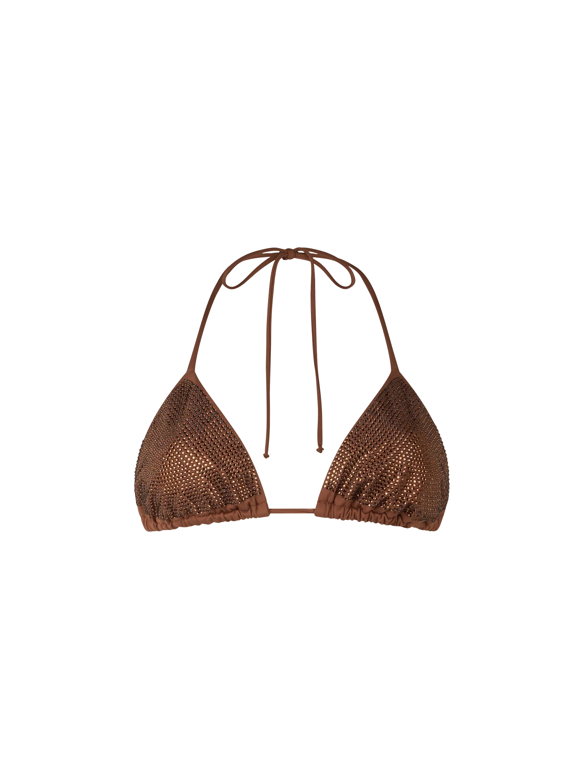 Annabelle damesbadpak met triangelbikinitop en strasssteentjes