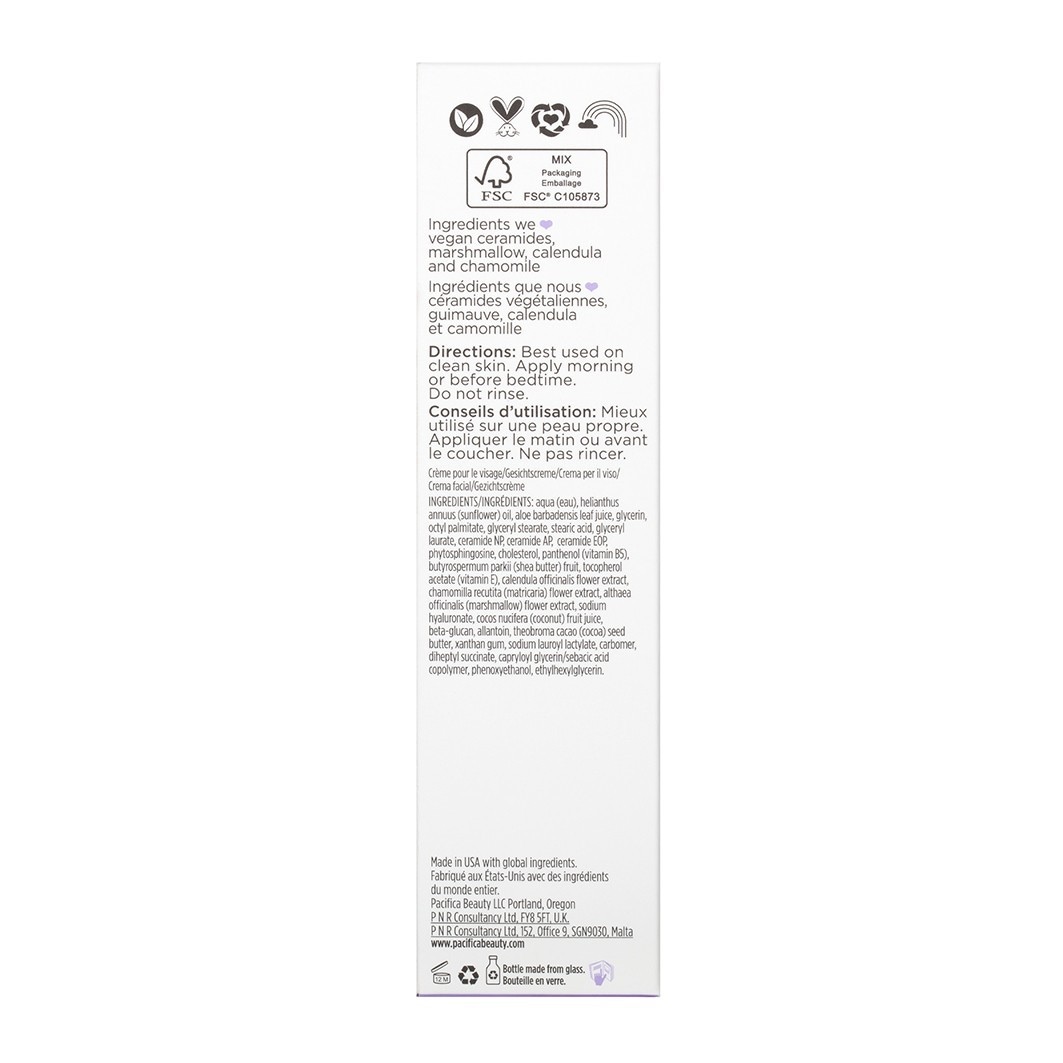 Pacifica Gesichtslotion Wegańska Ceramidowa Barriere-Gesichtslotion - 50 ml
