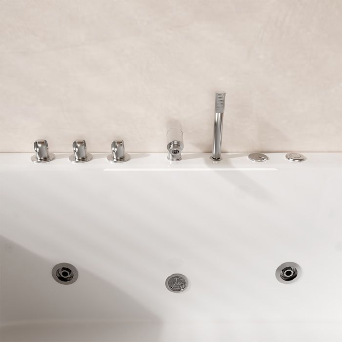 Spa de interior HOME DELUXE 'NOOR' con función de calefacción y masaje, ducha de mano incluida | Spa de interior