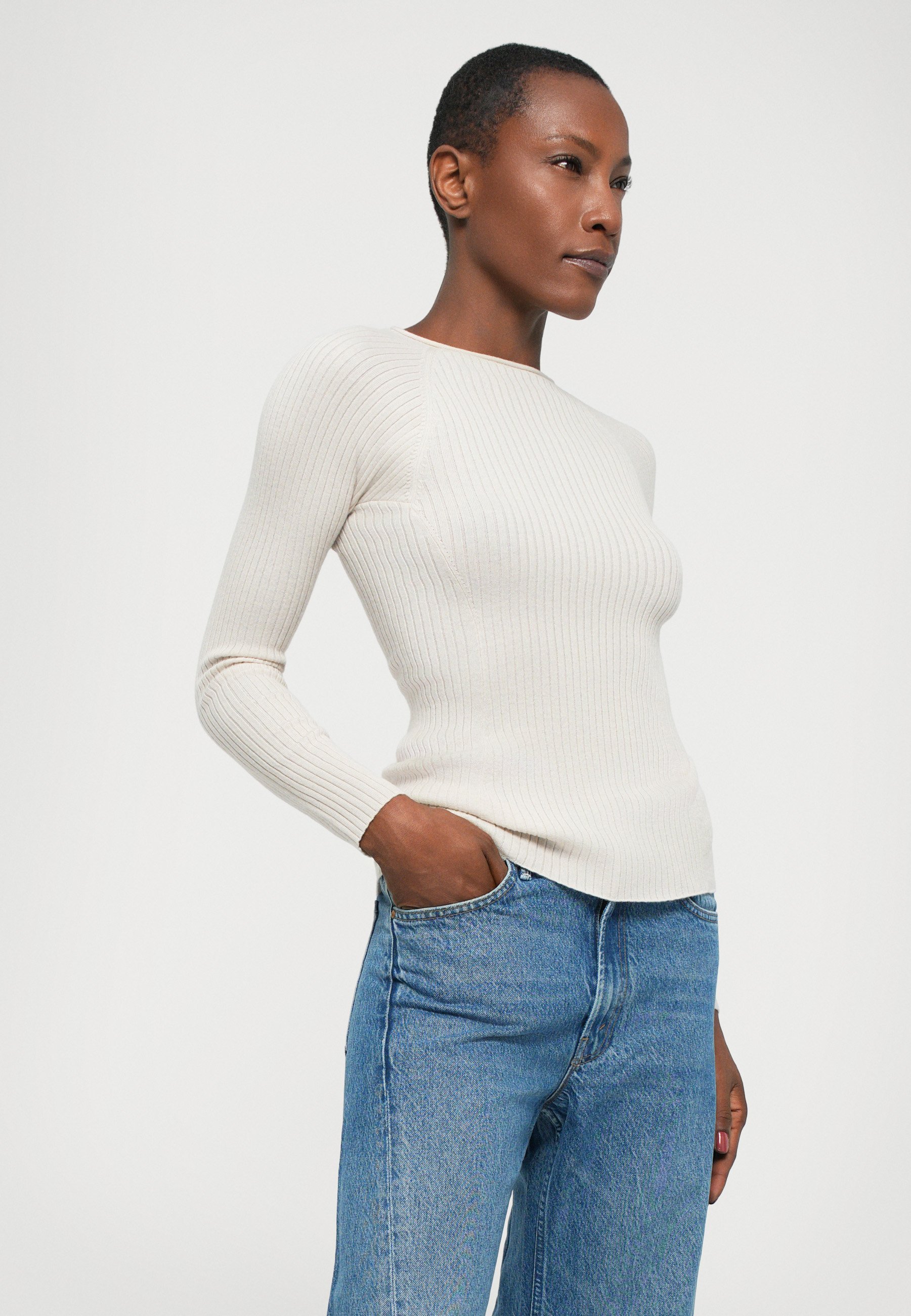 Moeder THE LEMON TWIST SNEAK SNACKS - Relaxte jeans - blauw
