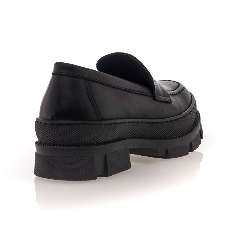 Svarta loafers/båtskor för kvinnor
