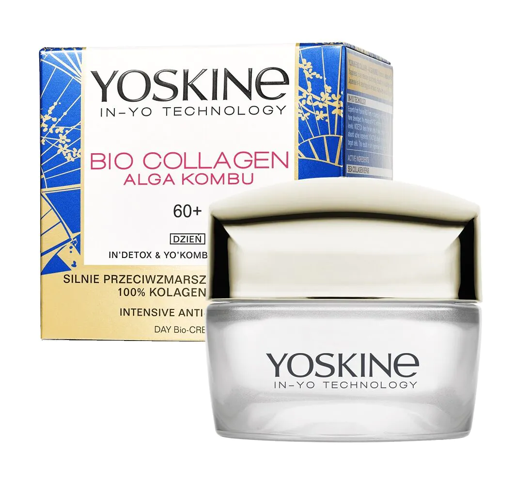 Yoskine Sea Colagen Odżywczy Bio Krem z Kolagenem Morskim 60+ na dzień