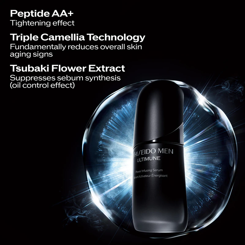 Shiseido Men Ultimune Power Infusing Serum geconcentreerd anti-verouderingsserum