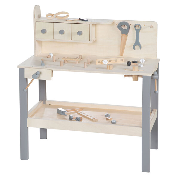 Children's workbench with tool set