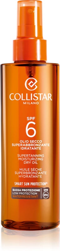 Collistar Special Perfect Tan хидратантно суво уље за тамњење SPF 6
