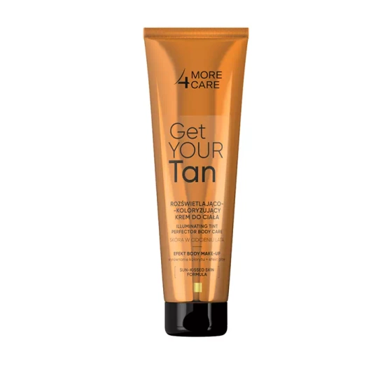 More4Care Get Your Tan rozświetlająco-koloryzujący krem do ciała 100ml