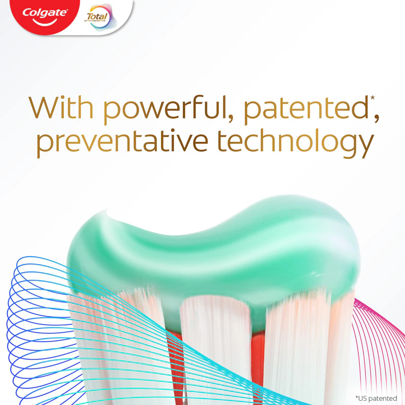 Creme dental Colgate Total Active Fresh Mint para refrescar o hálito