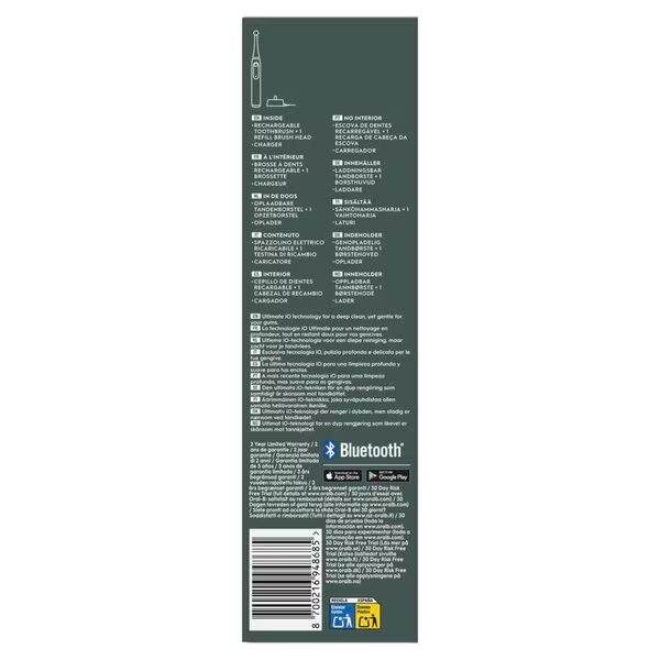 Električna zobna ščetka Oral-B iO5 Series 5 Special Edition<br>zelena
