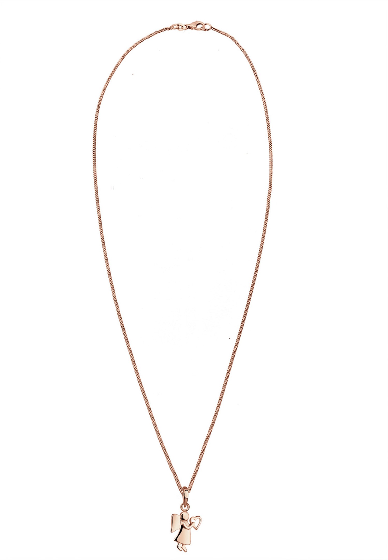 Elli Femmes Talisman Coeur Ange en Argent Sterling 925