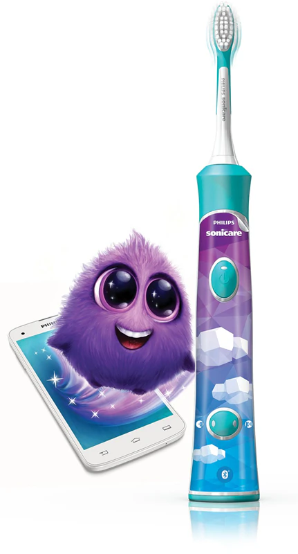 Philips Sonicare For Kids HX6322/04 sonická elektrická zubná kefka pre deti s Bluetooth pripojením