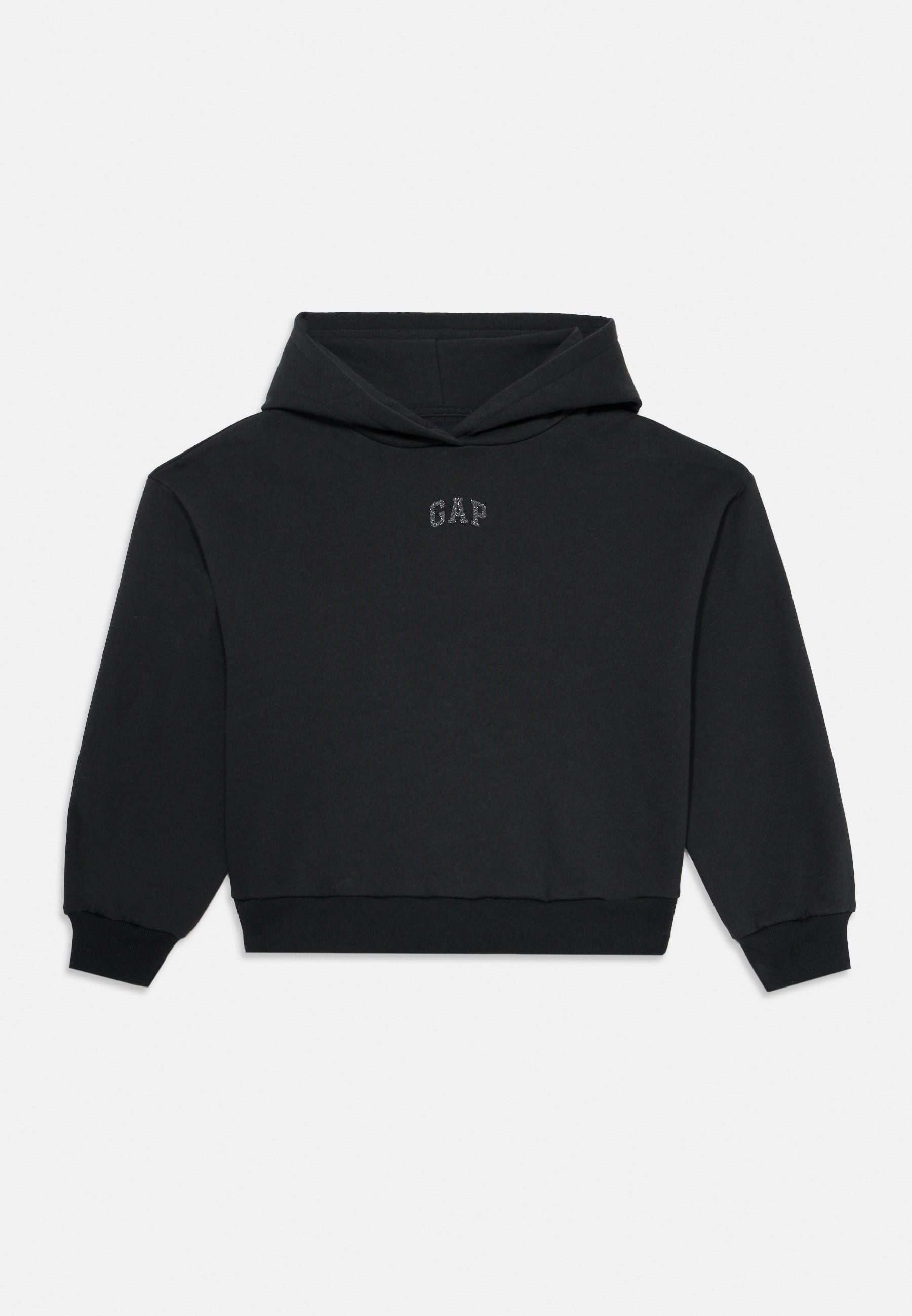 GAP SOFT LOGO GIRLS - Bluza z kapturem - bezksiężycowa noc