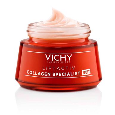Vichy Liftactiv Collagen Specialist Yövoide Kiinteyttävä Ikääntymistä Vastustava Voide 50 ml 50 ml