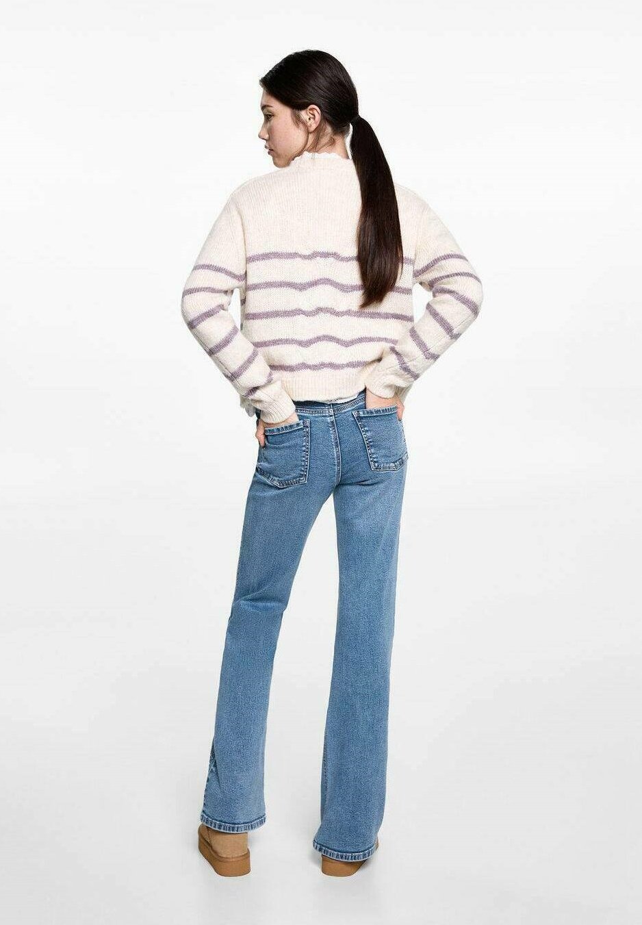 Mango Kids flared jeans - blauw