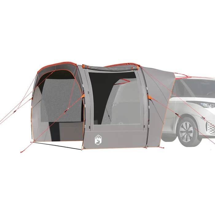 vidaXL Tienda de campaña impermeable gris y naranja para coche, tienda de campaña, tienda de jardín, refugio exterior, tienda de camping, refugio 4009514