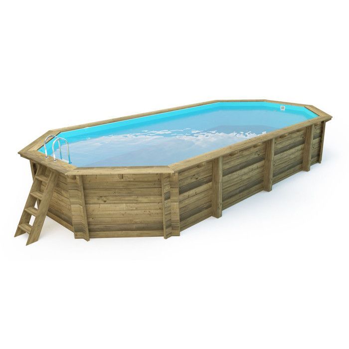 Piscina de madeira 