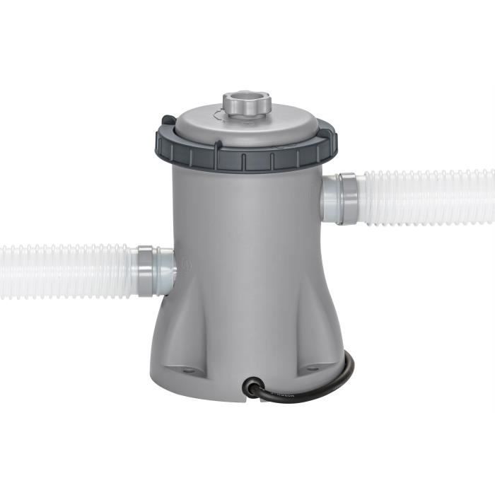 Kit piscina tubolare fuori terra BESTWAY - Steel Pro MAX™ - 282 x 196 x 84 cm - Rettangolare (filtro a cartuccia, 1 cartuccia)