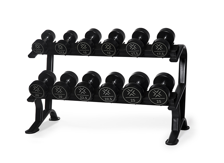 Soporte Mancuernas Élite Redondas Evergy 12 Pares
