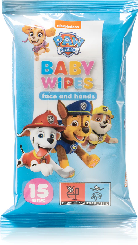 Nickelodeon Paw Patrol babydoekjes, vochtige doekjes voor kinderen