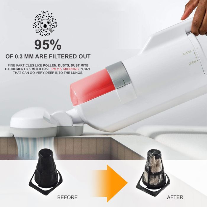 Aspirateur anti-acariens Iris Ohyama Quilt Cleaner IC-FAC2 pour matelas, oreillers, canapé, tapis