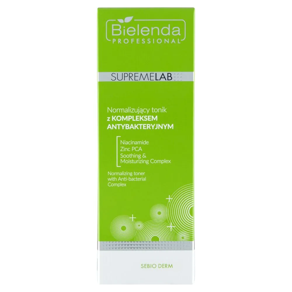 Bielenda Professional Supremelab SeBIODerm Tonik normalizujący z Kompleksem Antybakteryjnym