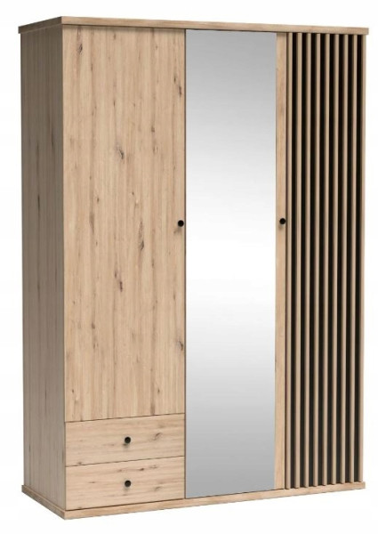 Dąb Artisan SZAFA Z LUSTREM 150 cm CAMPA