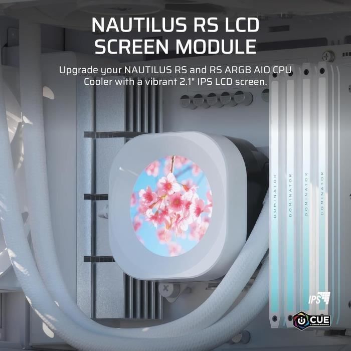 CORSAIR - NAUTILUS LCD RS - Schermmodule - Wit