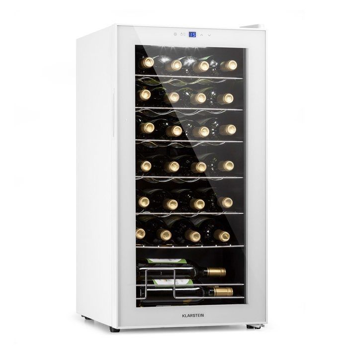 Klarstein Shiraz 28 Uno 74L Wine Cellar with 28 Bottles and Touch Control