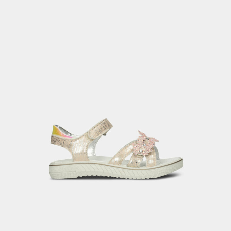 Flickors sandaler i nubuckläder