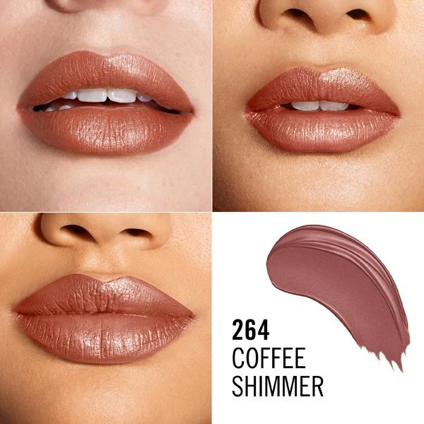 „Rimmel Lasting Finish“ lūpų dažai „Coffee Shimmer 264“, 264