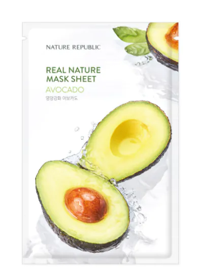 Nature Republic Real Nature Avocado Mask Sheet 23ml