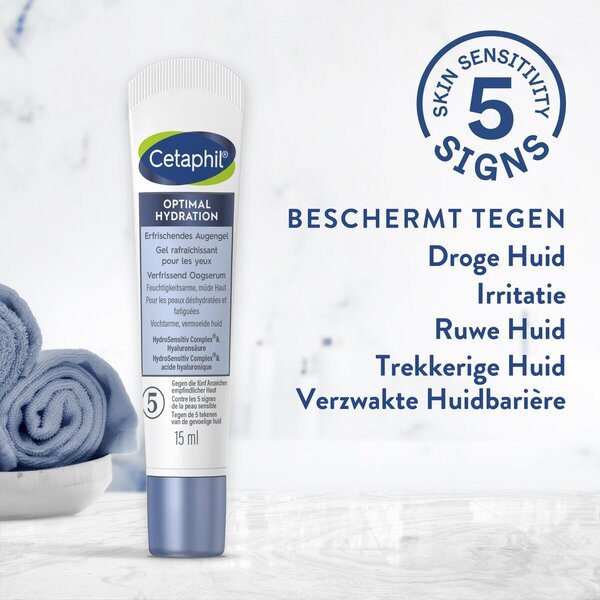 Cetaphil Optimal Hydration atsvaidzinošs acu serums<br>15ml, dehidrētai un nogurušai ādai