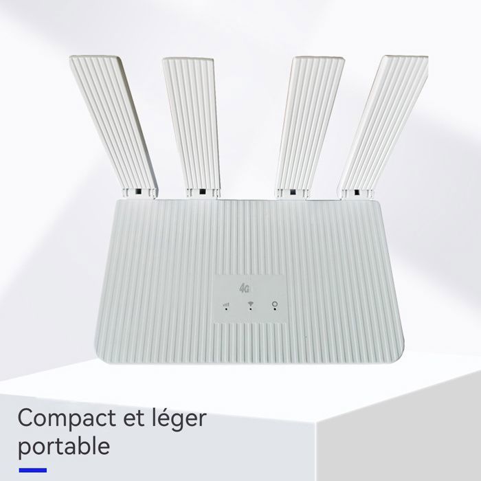 PASSIONOVA Router portatile 4G, WiFi Gigabit a 300 Mbps, Plug and Play, slot per SIM card, porta LAN per uso domestico e in viaggio