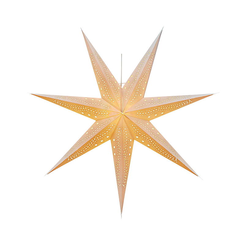 Étoile de Noël pour la maison, 90 cm, blanche, Capella