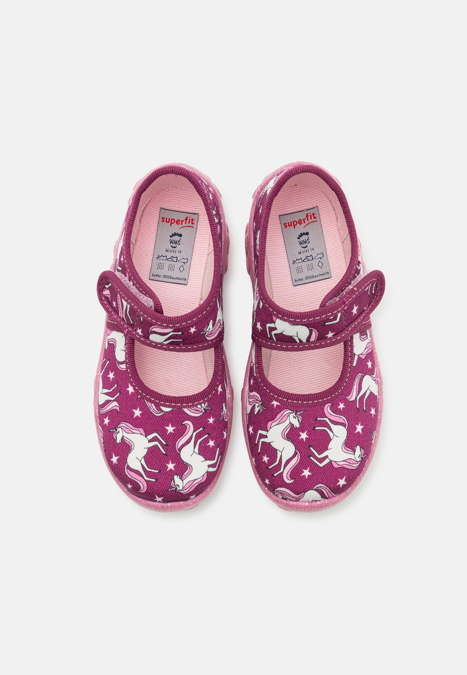 Superfit BONNY - Balerínky s remienkom na členok - červená/veľkofarebná