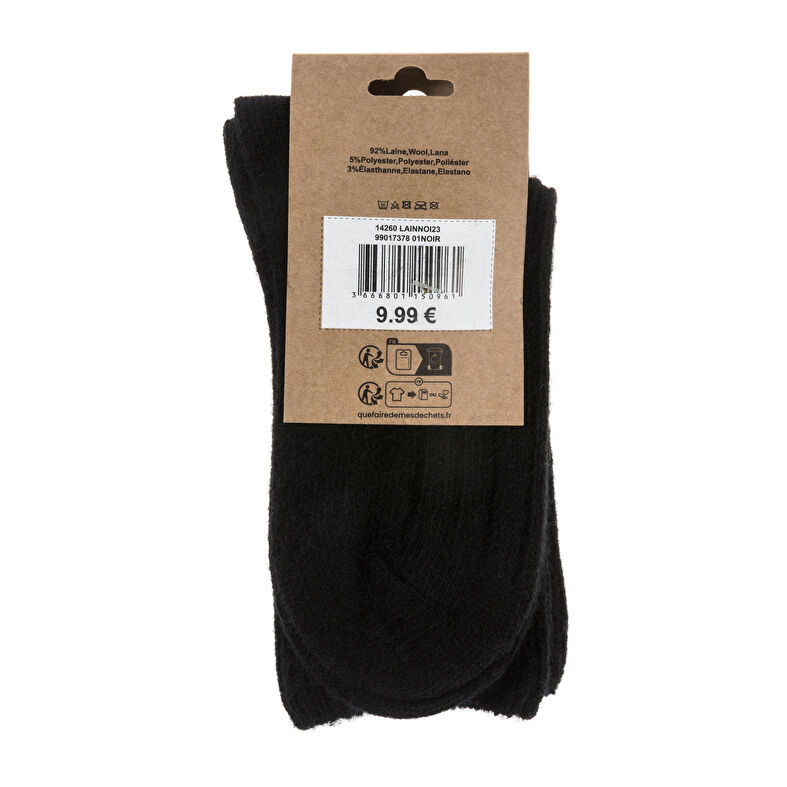 Calcetines y medias negras para mujer