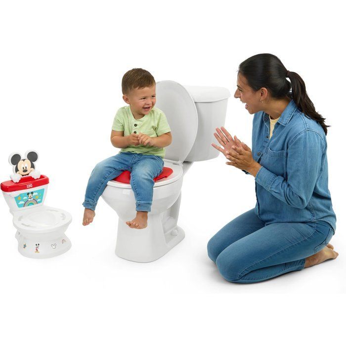 DISNEY BABY - TOPOLINO - Mini WC con riduttore per sedile incluso, 2 in 1, MySize, vasino rimovibile per una facile pulizia