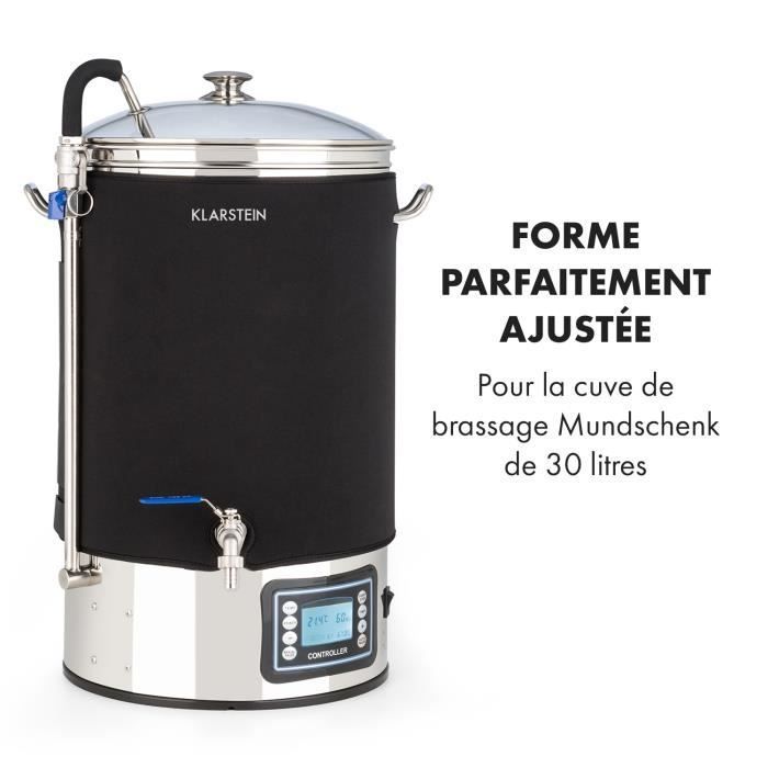 Kit de elaboración de cerveza - Klarstein Mundschenk - Funda aislante para depósito de 30 litros