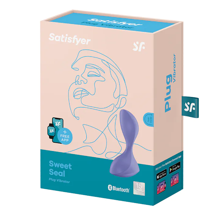 Satisfyer Sweet Seal Connect App Lila Masażer intymny