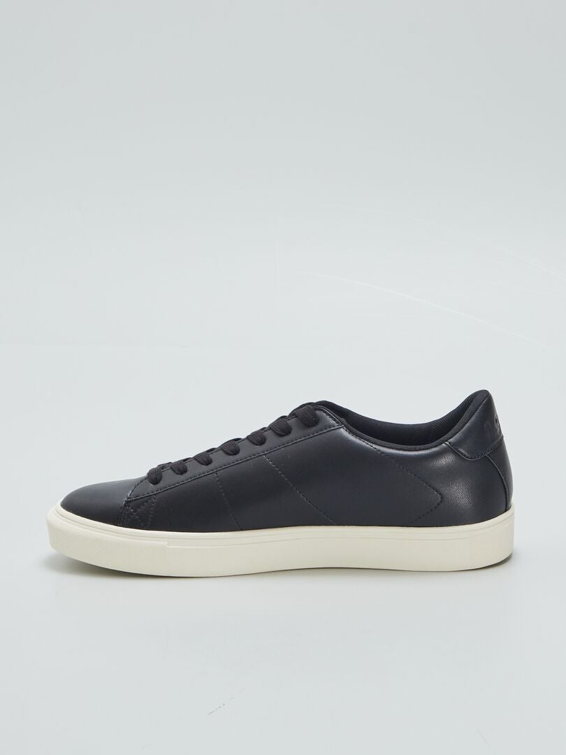 Lage sneakers om mee te wandelen - ZWART