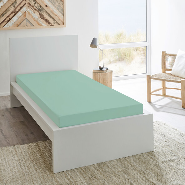 Children's fitted sheet Jersey NG, green